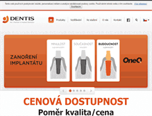 Tablet Screenshot of dentis-implant.com